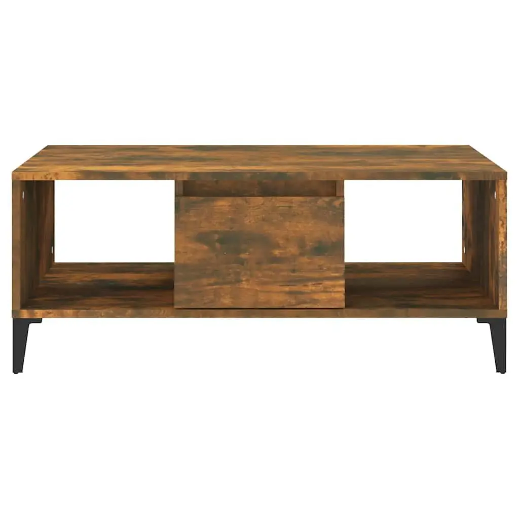 Coffee Table with Storage Drawer and Compartments