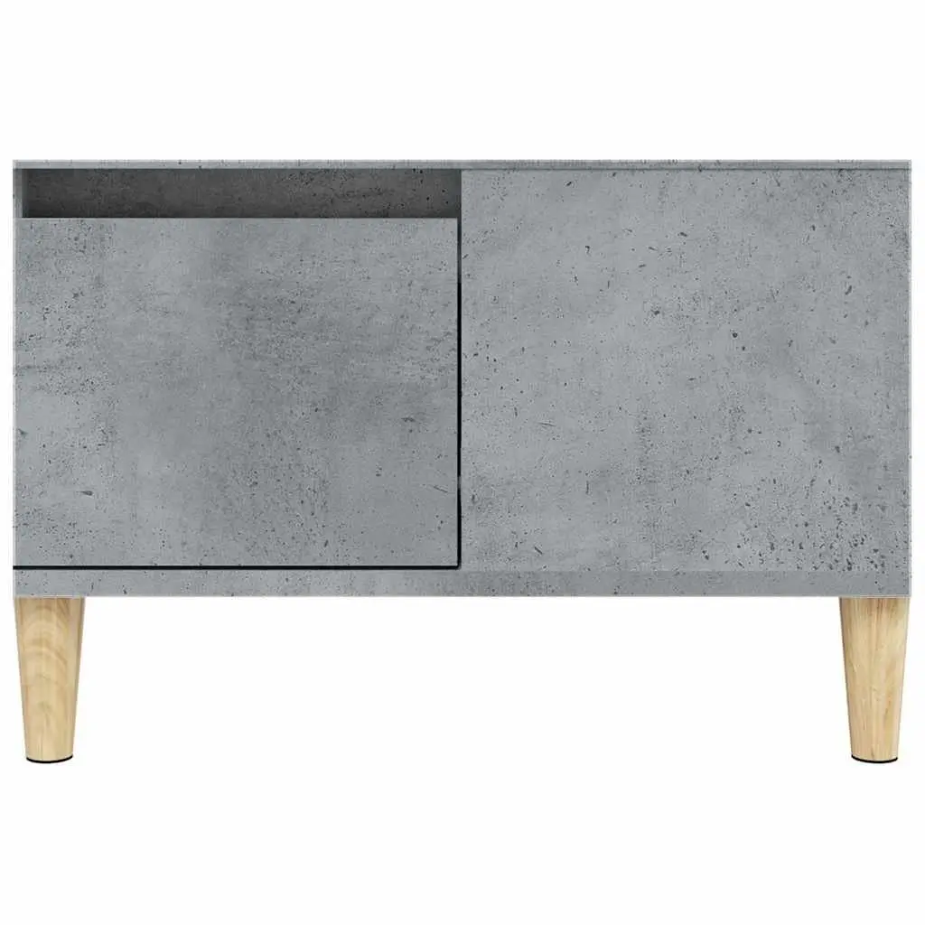 Grey Coffee Table with Storage Drawer 55x55x36.5cm