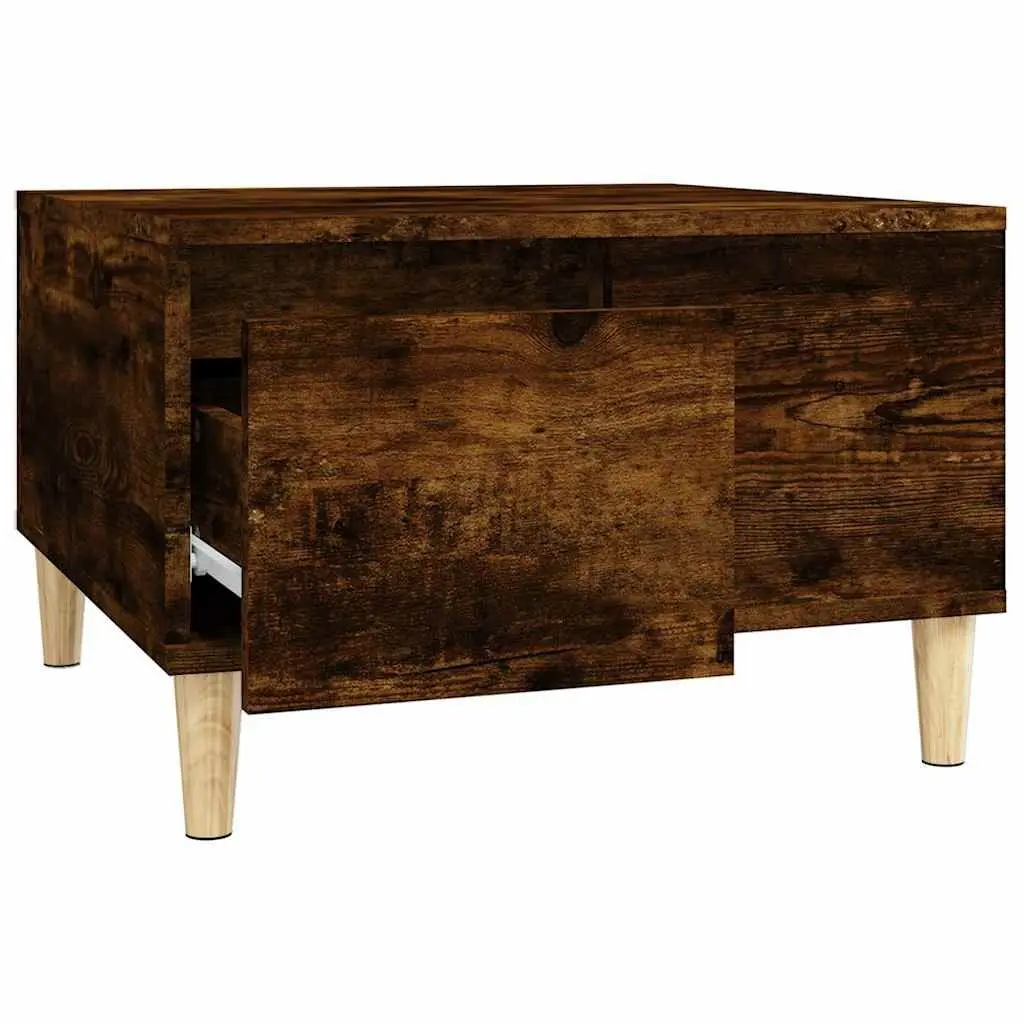 Smoked Oak Coffee Table with Storage