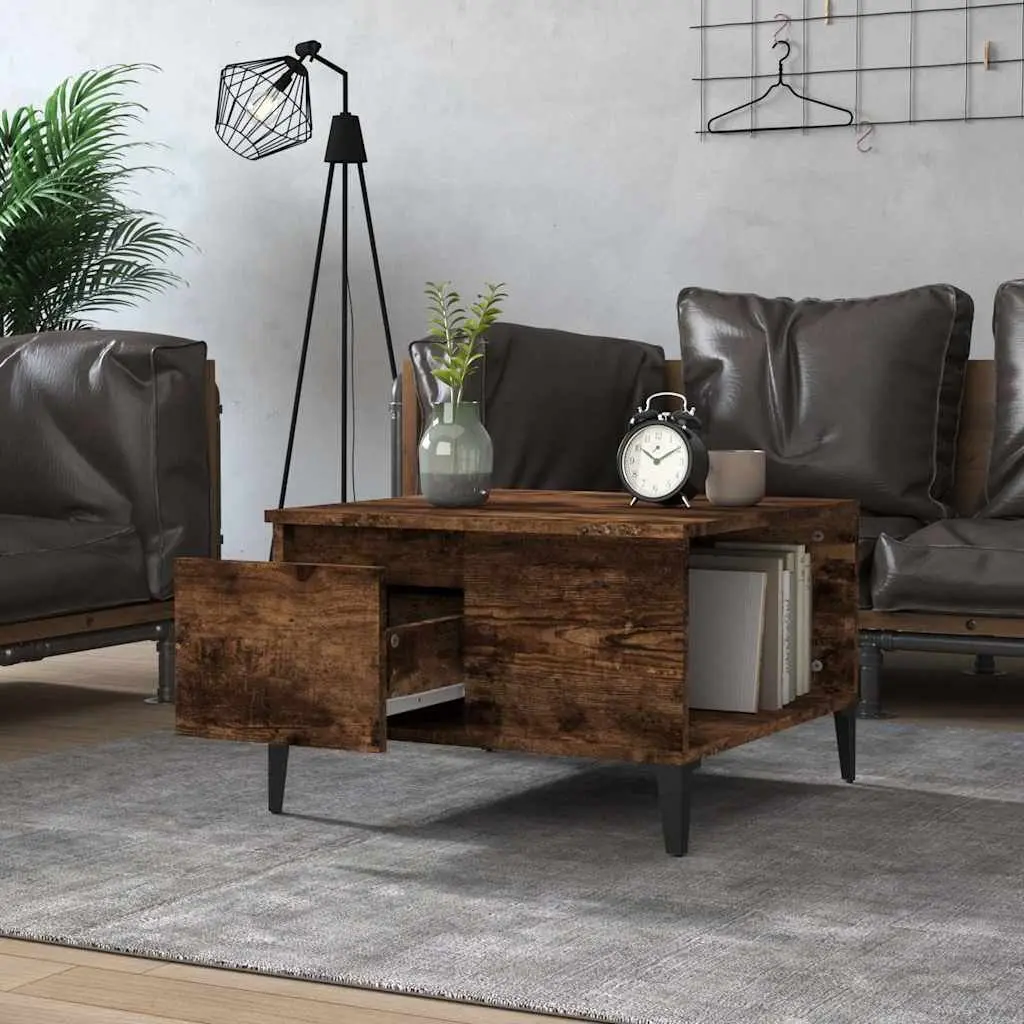 Coffee Table with Storage Drawer and Open Compartment