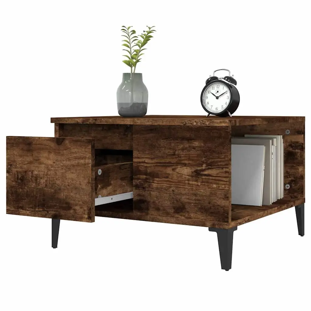 Coffee Table with Storage Drawer and Open Compartment