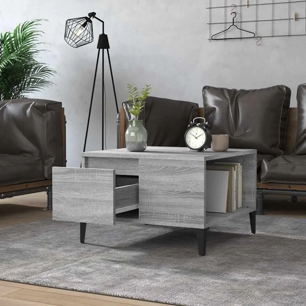 Grey Sonoma Coffee Table with Storage Drawer