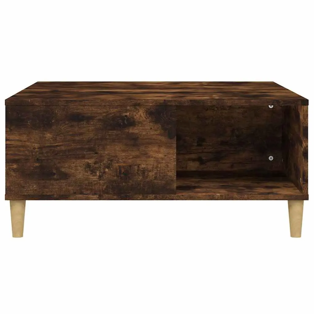 Brown Engineered Wood Coffee Table with Storage