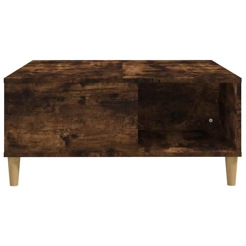 Brown Engineered Wood Coffee Table with Storage