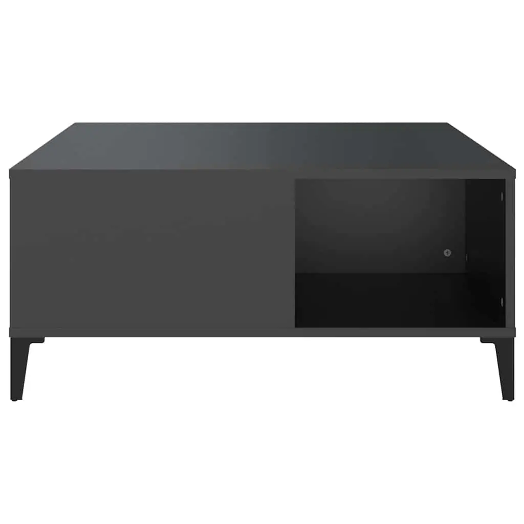 Black Coffee Table with Ample Storage