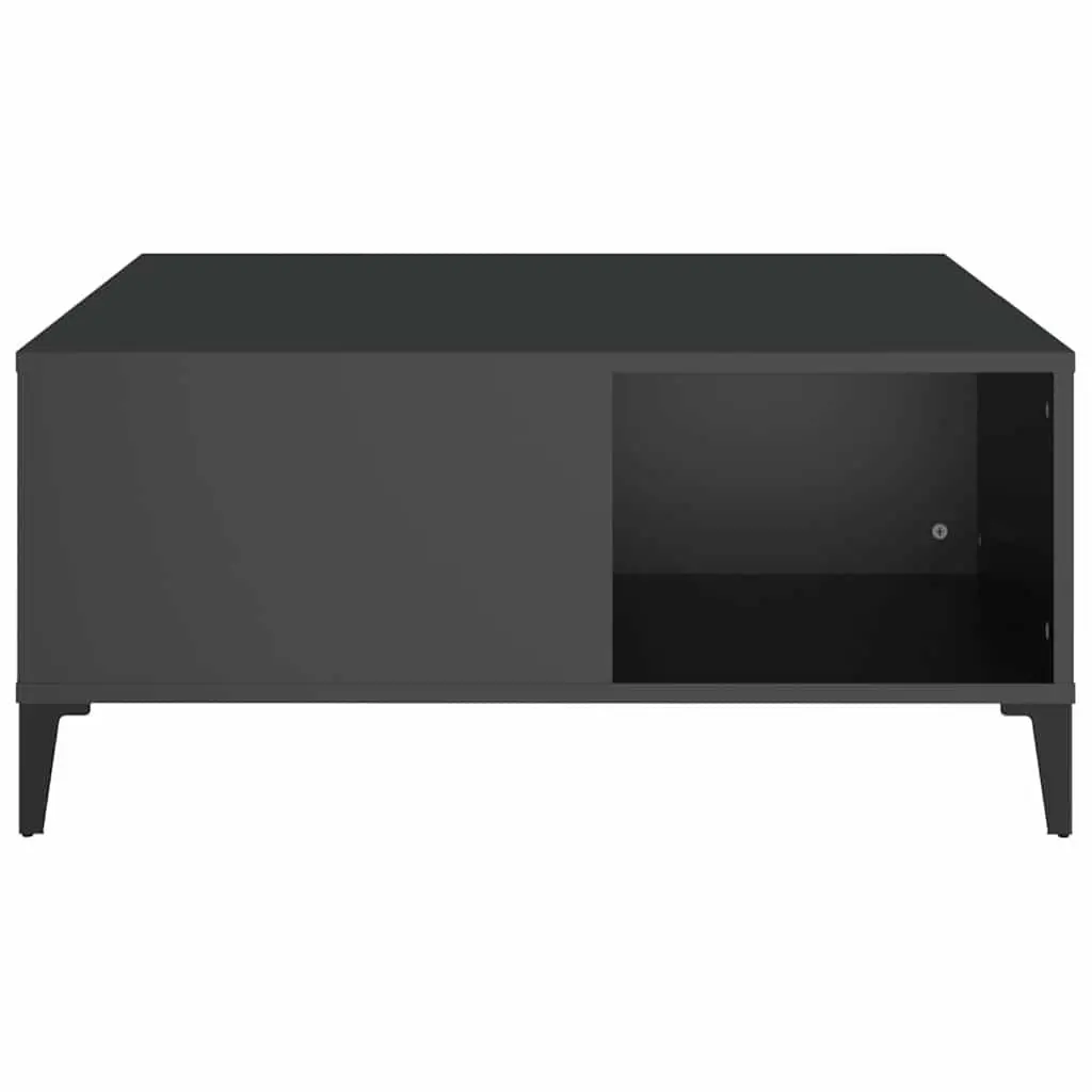 Black Coffee Table with Ample Storage