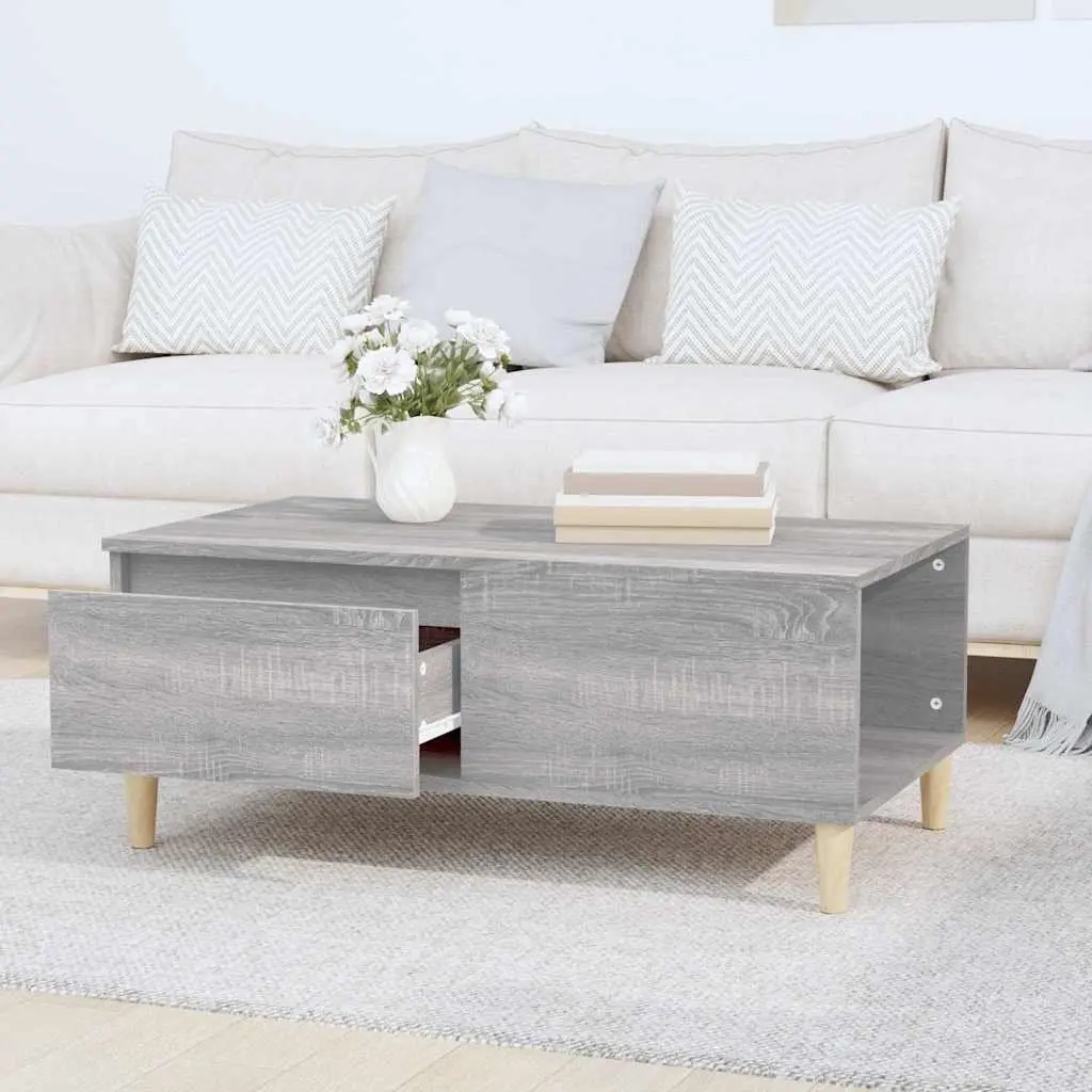 Grey Sonoma Engineered Wood Coffee Table with Storage