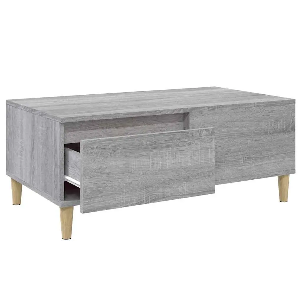 Grey Sonoma Engineered Wood Coffee Table with Storage