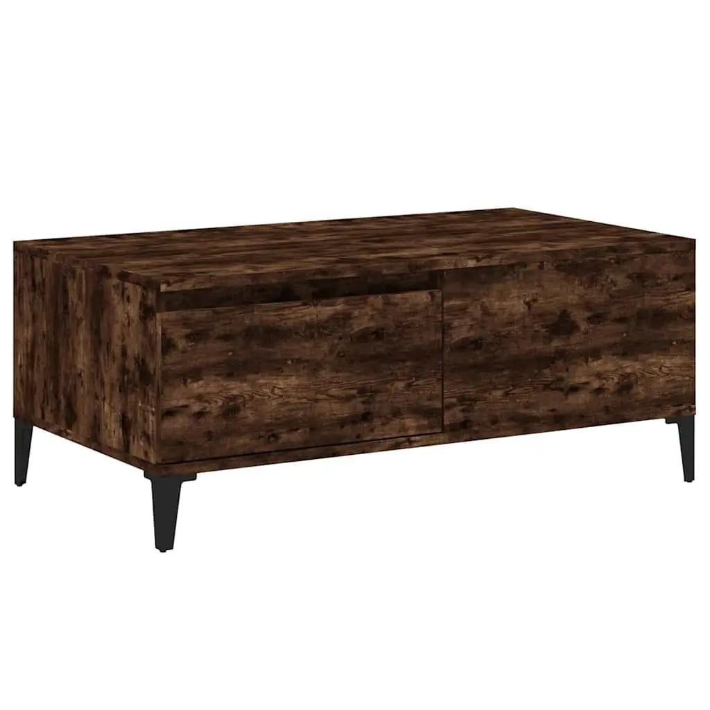 Coffee Table with Storage Drawer in Brown