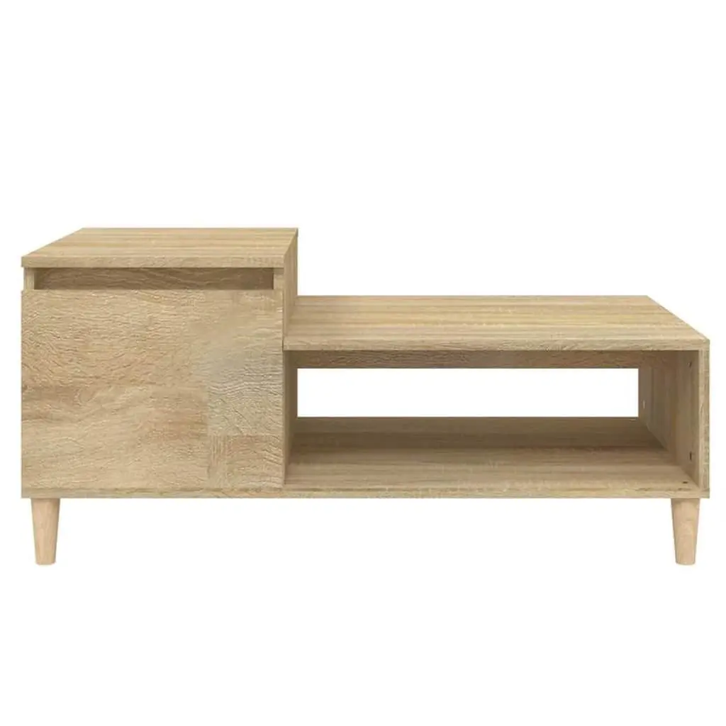 Brown Sonoma Oak Coffee Table with Storage