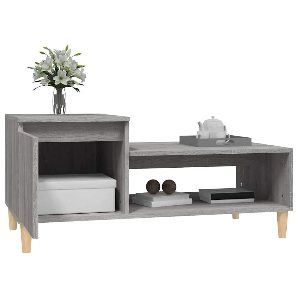 Grey Sonoma Engineered Wood Coffee Table with Storage