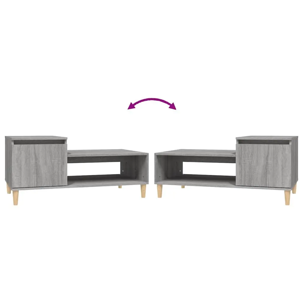 Grey Sonoma Engineered Wood Coffee Table with Storage