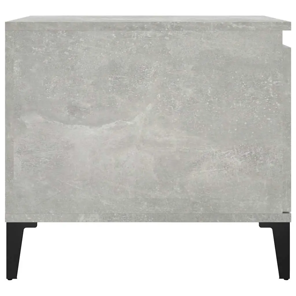 Grey Engineered Wood Coffee Table with Storage