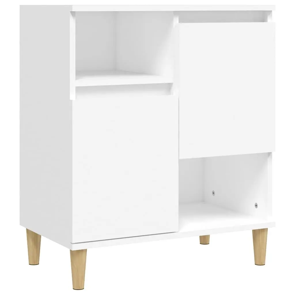 White Storage Sideboard with Engineered Wood