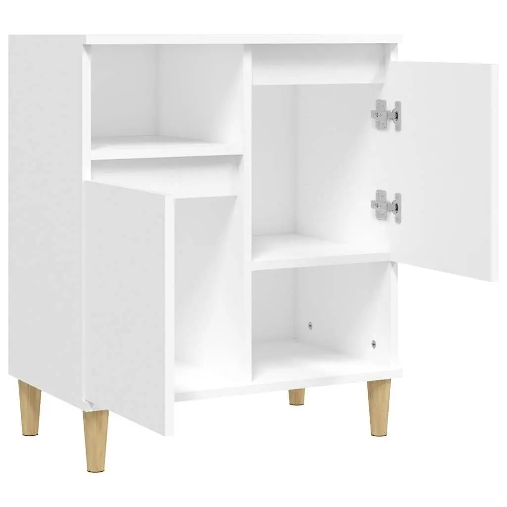 White Storage Sideboard with Engineered Wood