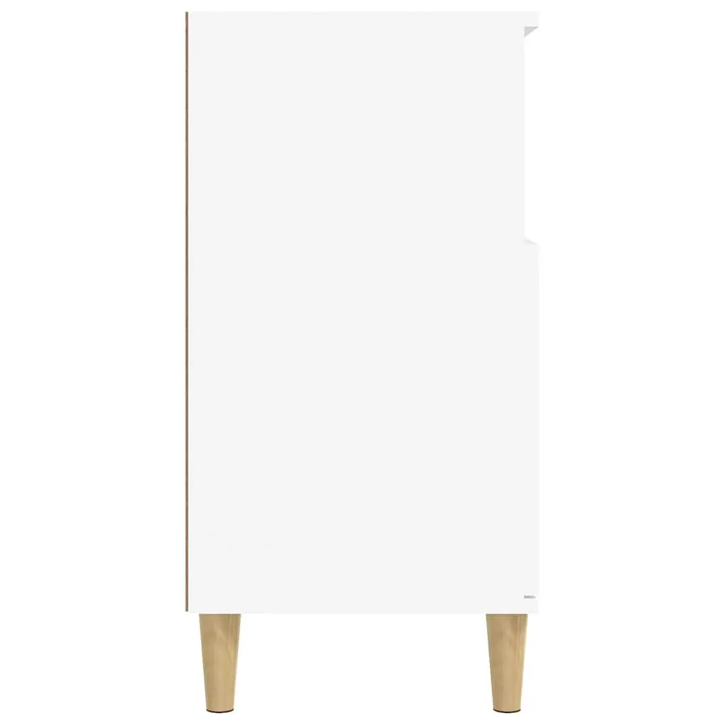 White Storage Sideboard with Engineered Wood