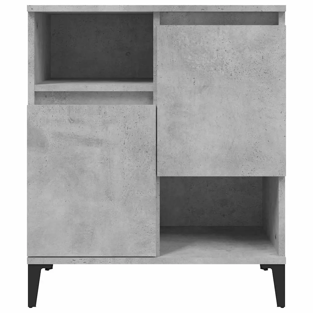 Grey Sideboard Storage Cabinet 60x35x70 cm