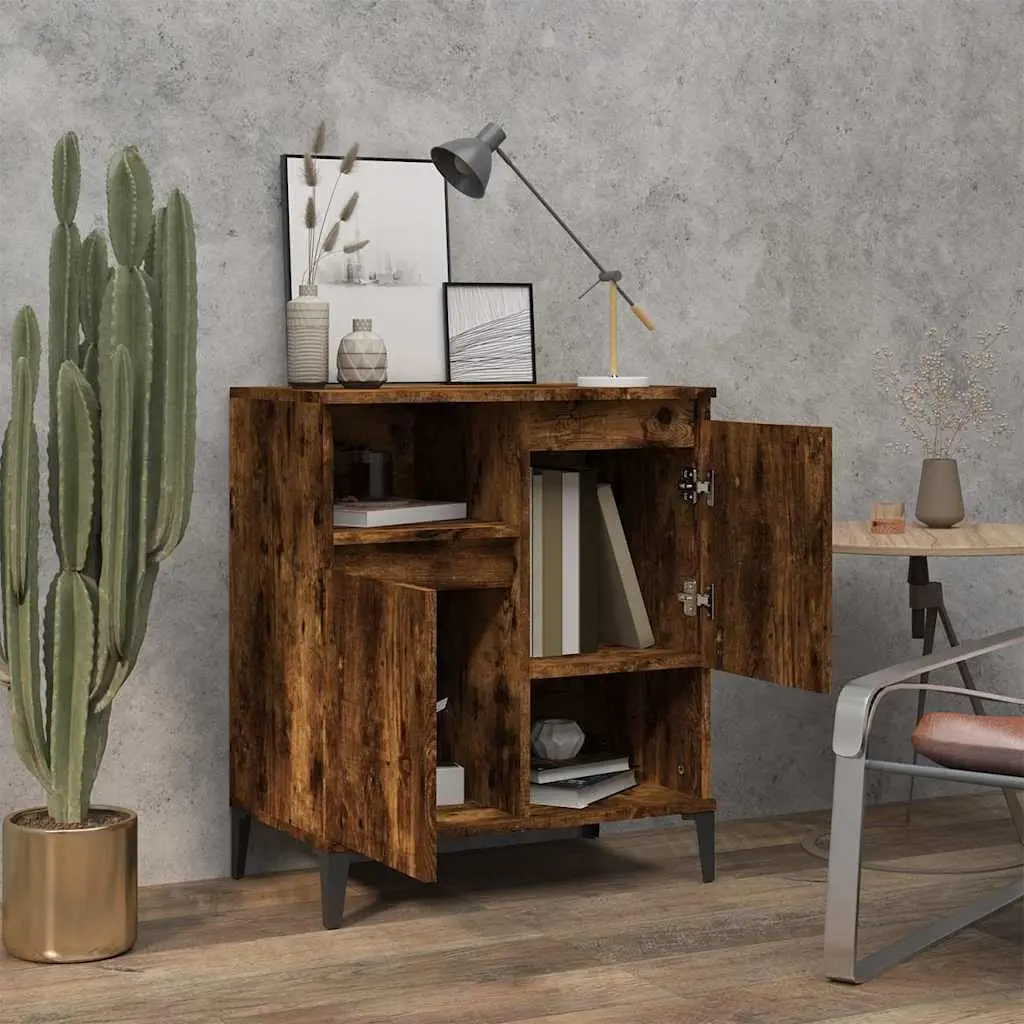 Brown Engineered Wood Sideboard Storage Cabinet