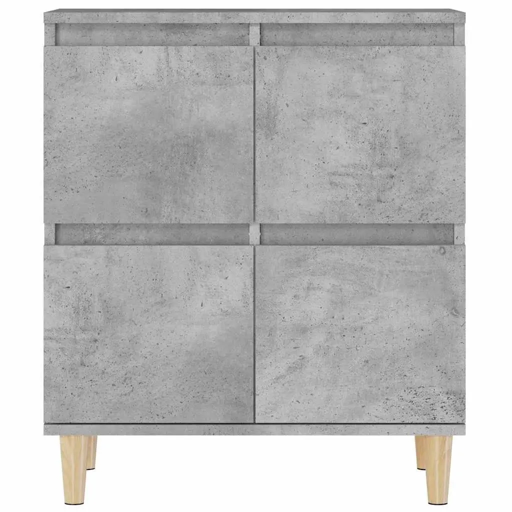 Grey Storage Sideboard with Ample Space 60x35x70cm