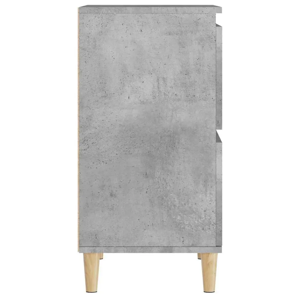 Grey Storage Sideboard with Ample Space 60x35x70cm
