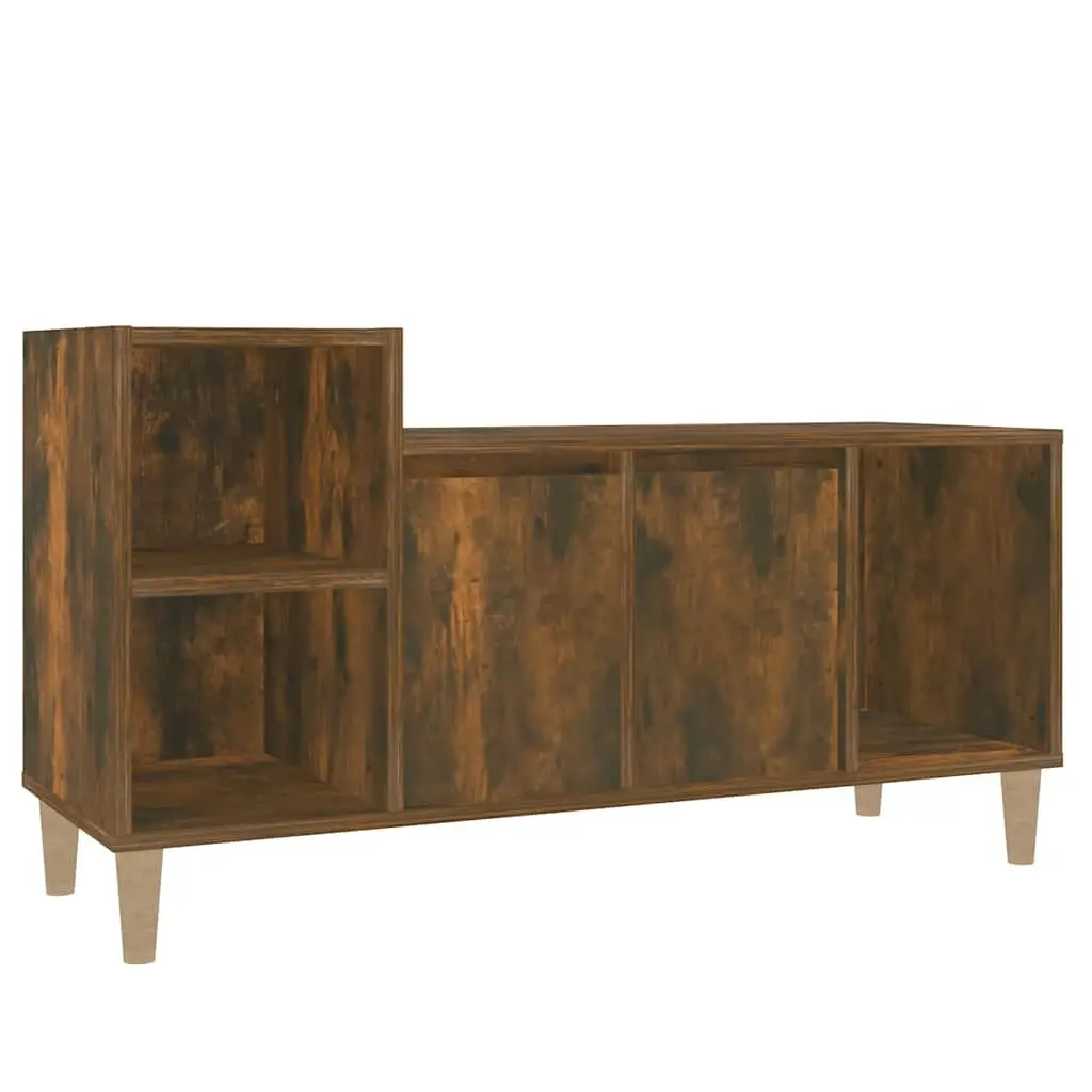 Smoked Oak TV Cabinet with Ample Storage