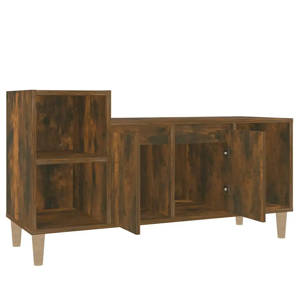 Smoked Oak TV Cabinet with Ample Storage