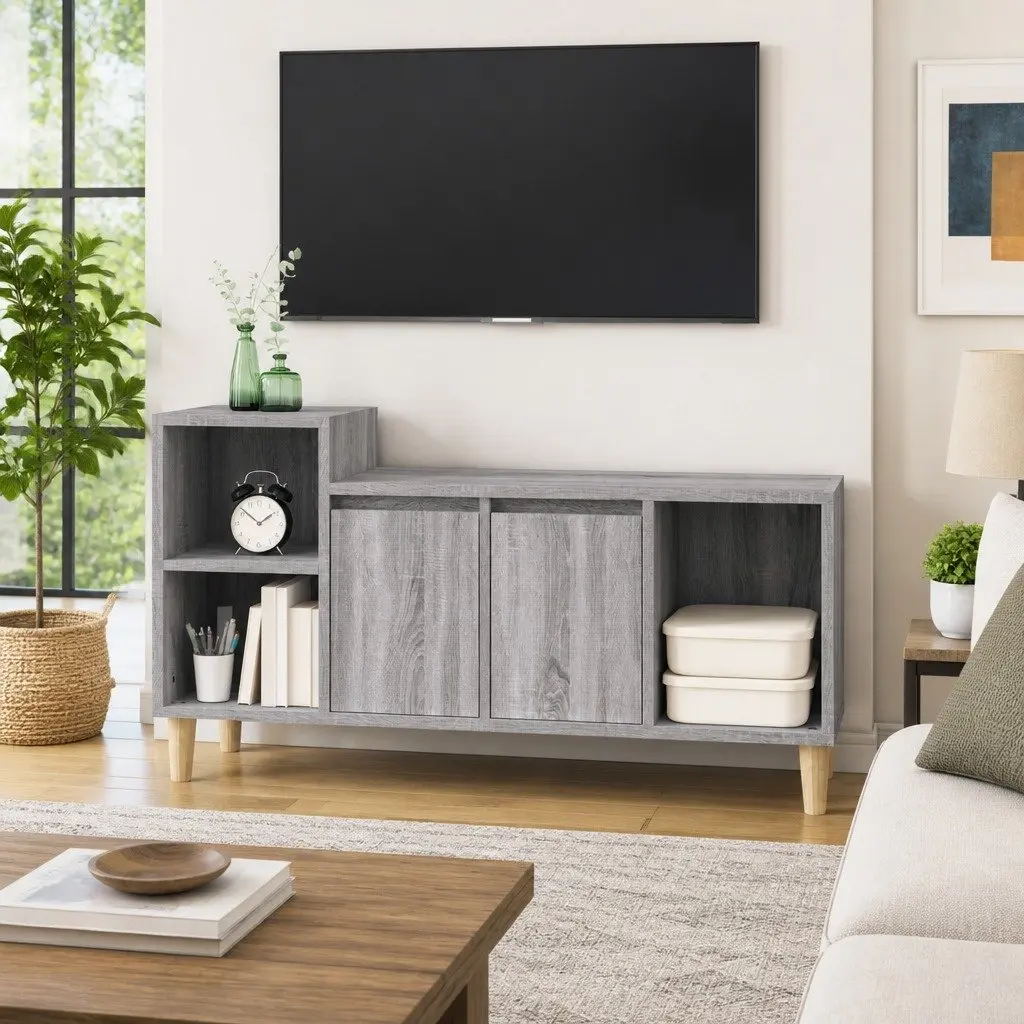 Grey Sonoma TV Cabinet for Organized Storage