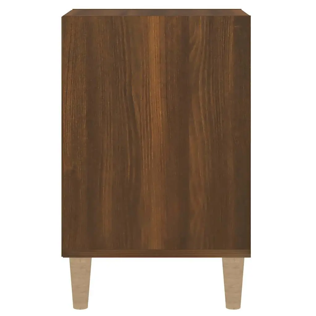 Brown Oak TV Cabinet 100x35x55cm with Ample Storage
