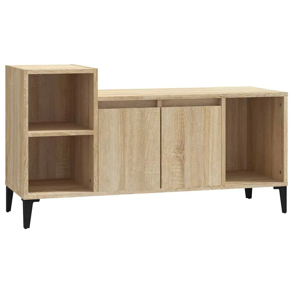 TV Cabinet Engineered Wood 100x35x55 cm Brown