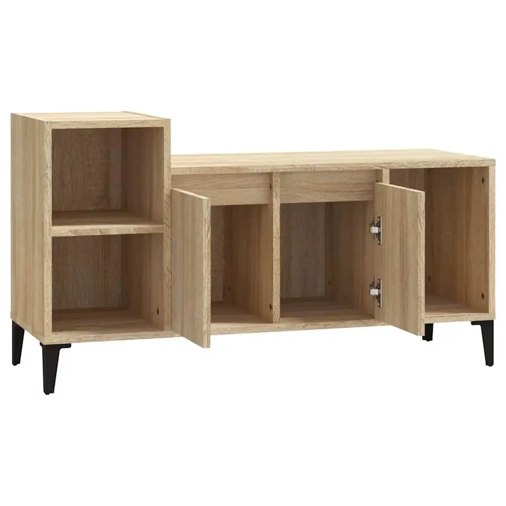 TV Cabinet Engineered Wood 100x35x55 cm Brown
