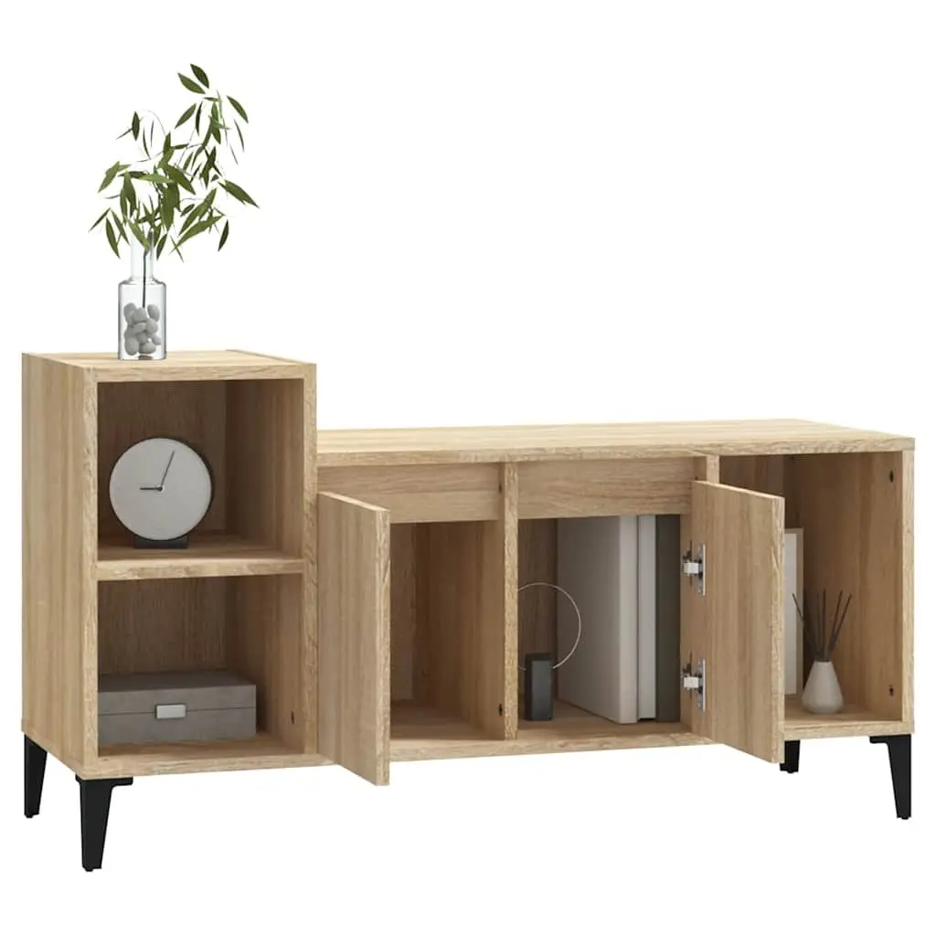 TV Cabinet Engineered Wood 100x35x55 cm Brown