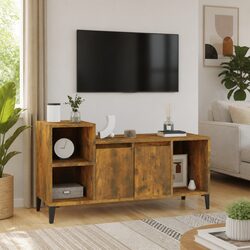 Stylish Brown TV Cabinet with Durable Engineered Wood
