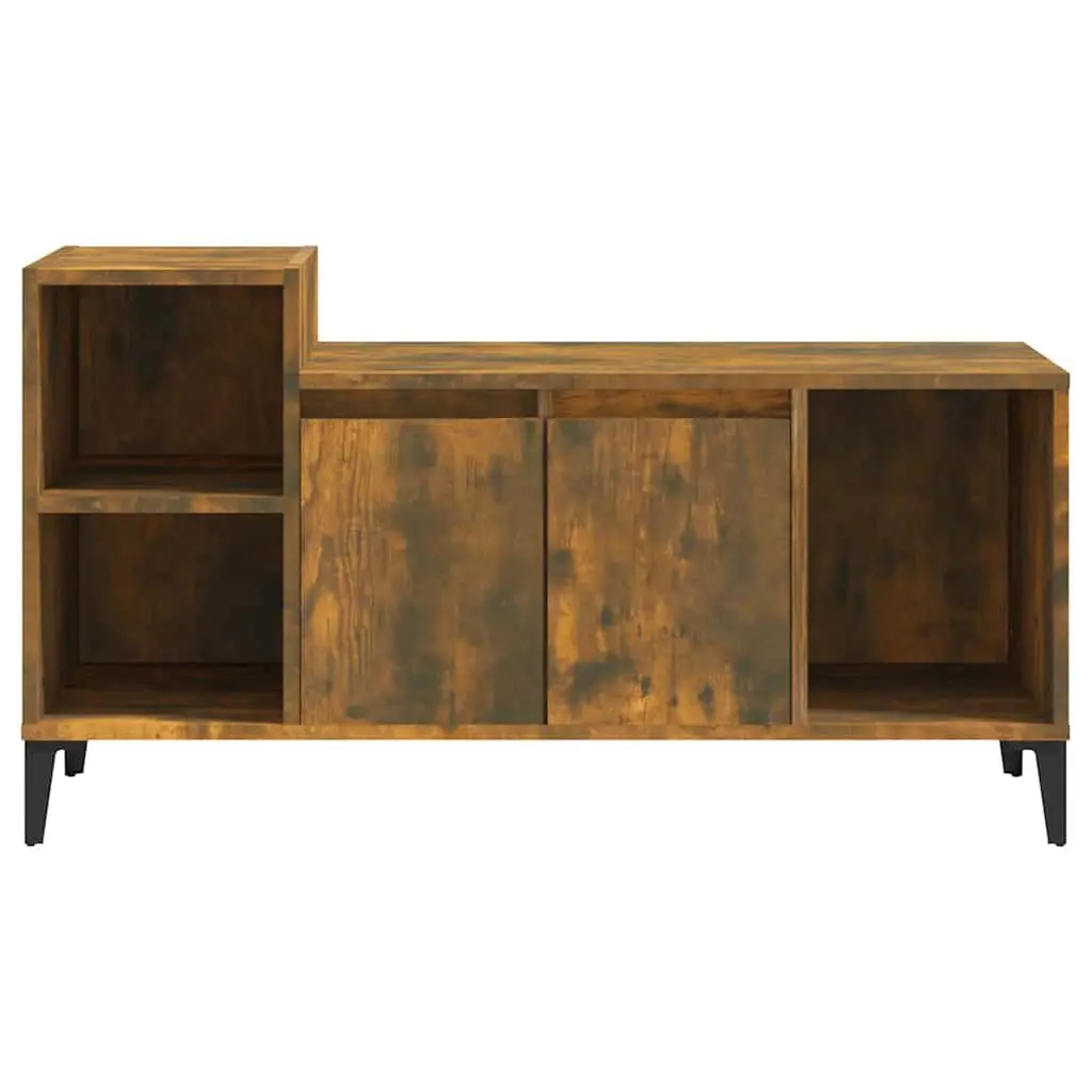 Brown TV Cabinet with Durable Engineered Wood