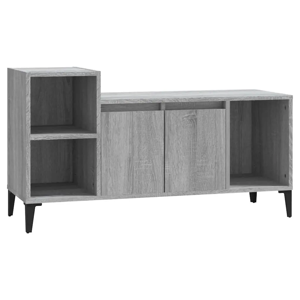 TV Cabinet Engineered Wood 100x35x55cm Grey