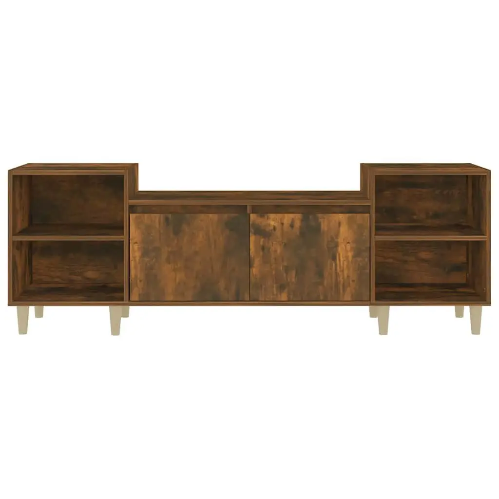 Brown Engineered Wood TV Cabinet with Storage