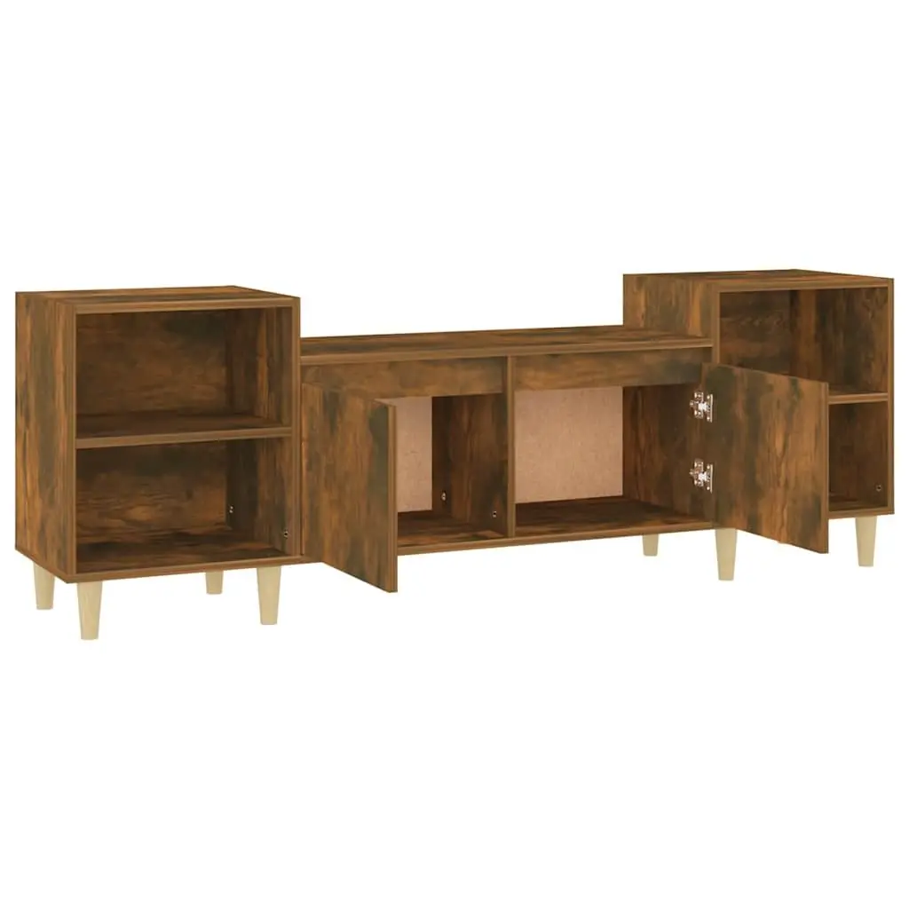 Brown Engineered Wood TV Cabinet with Storage