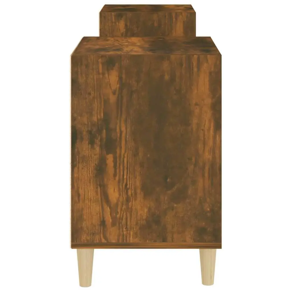 Brown Engineered Wood TV Cabinet with Storage