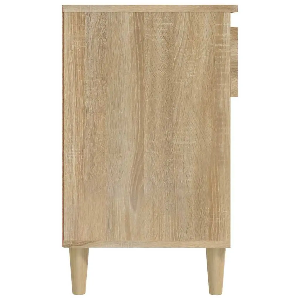 Brown Shoe Cabinet with 6 Compartments & Drawer
