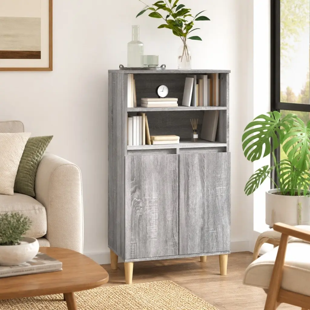 Sideboard Engineered Wood 60x36x110cm Grey