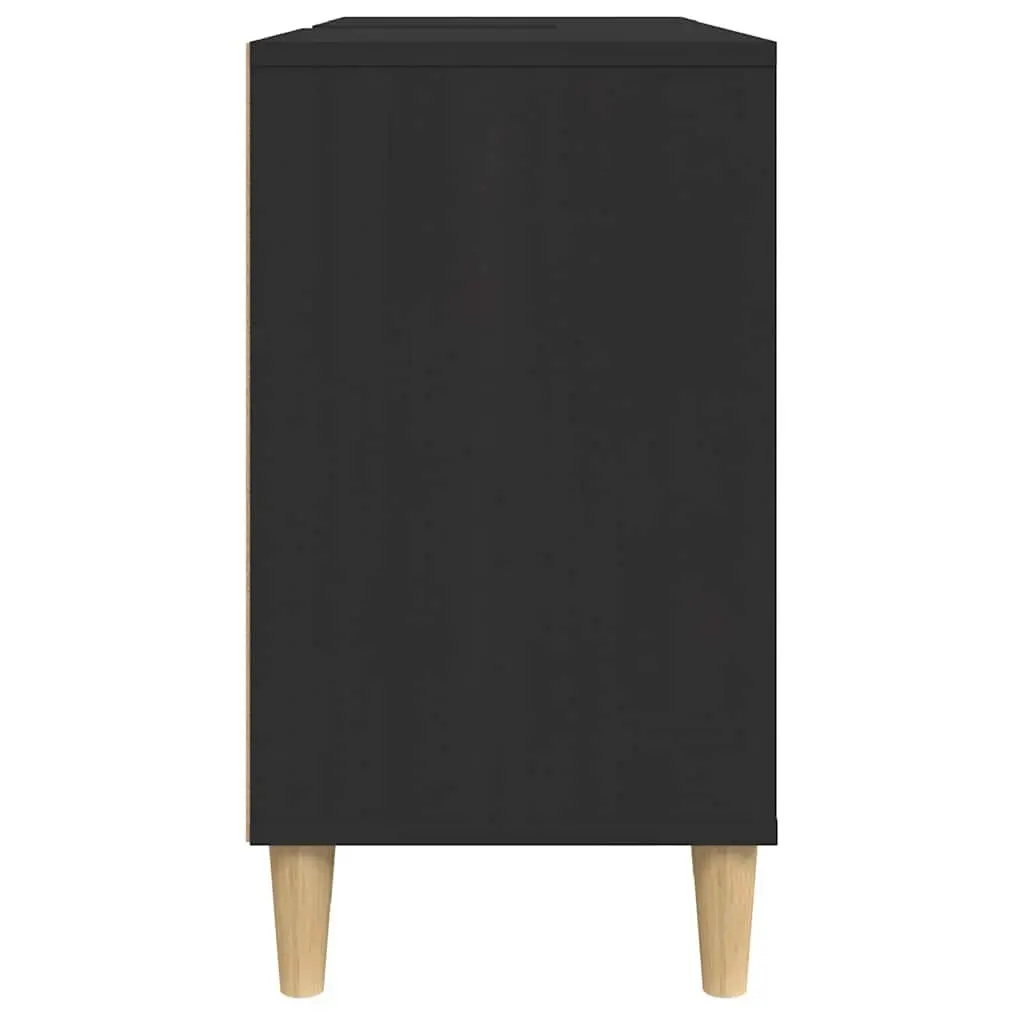 Black Bathroom Vanity Sink Cabinet Unit