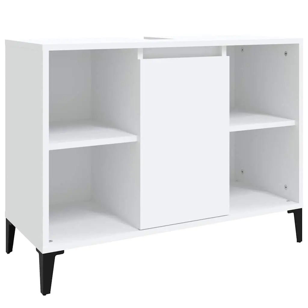 Bathroom Sink Cabinet Engineered Wood 80x33x60cm White