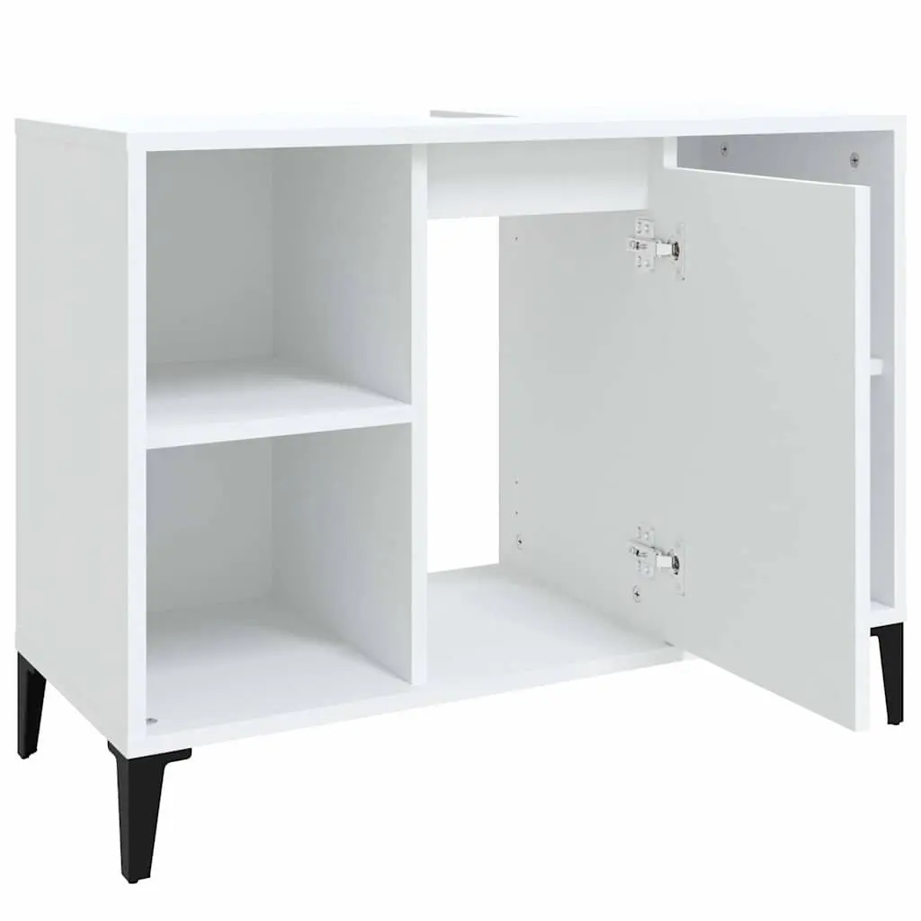 Bathroom Sink Cabinet Engineered Wood 80x33x60cm White