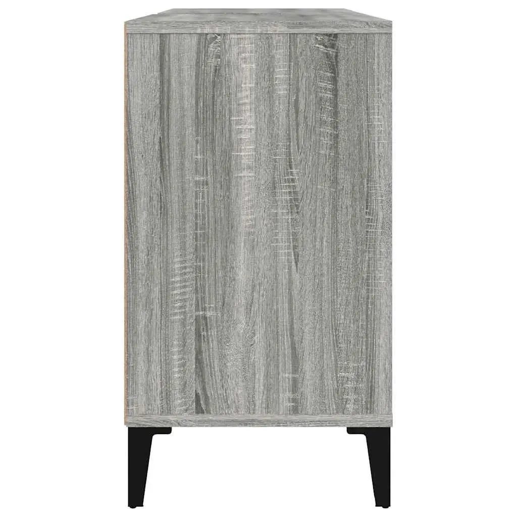 Bathroom Sink Cabinet Engineered Wood 80x33x60 cm Grey