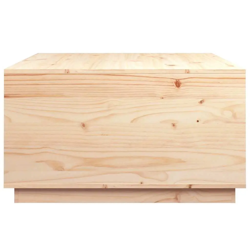 Coffee Table with 4 Drawers, Solid Pine, Brown