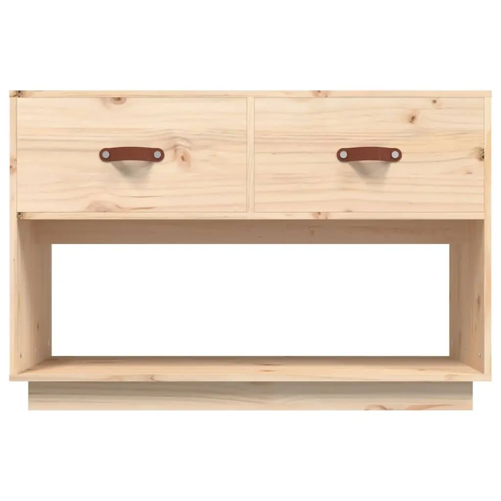 TV Cabinet Solid Pine Wood 90x40x60 cm Brown Storage Unit Media Stand Furniture