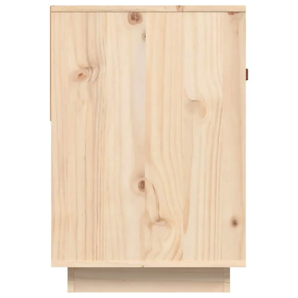 TV Cabinet Solid Pine Wood 90x40x60 cm Brown Storage Unit Media Stand Furniture