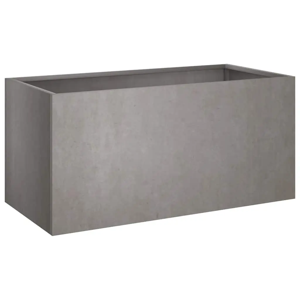 Corten Steel Planter 62x30x29 cm for Garden