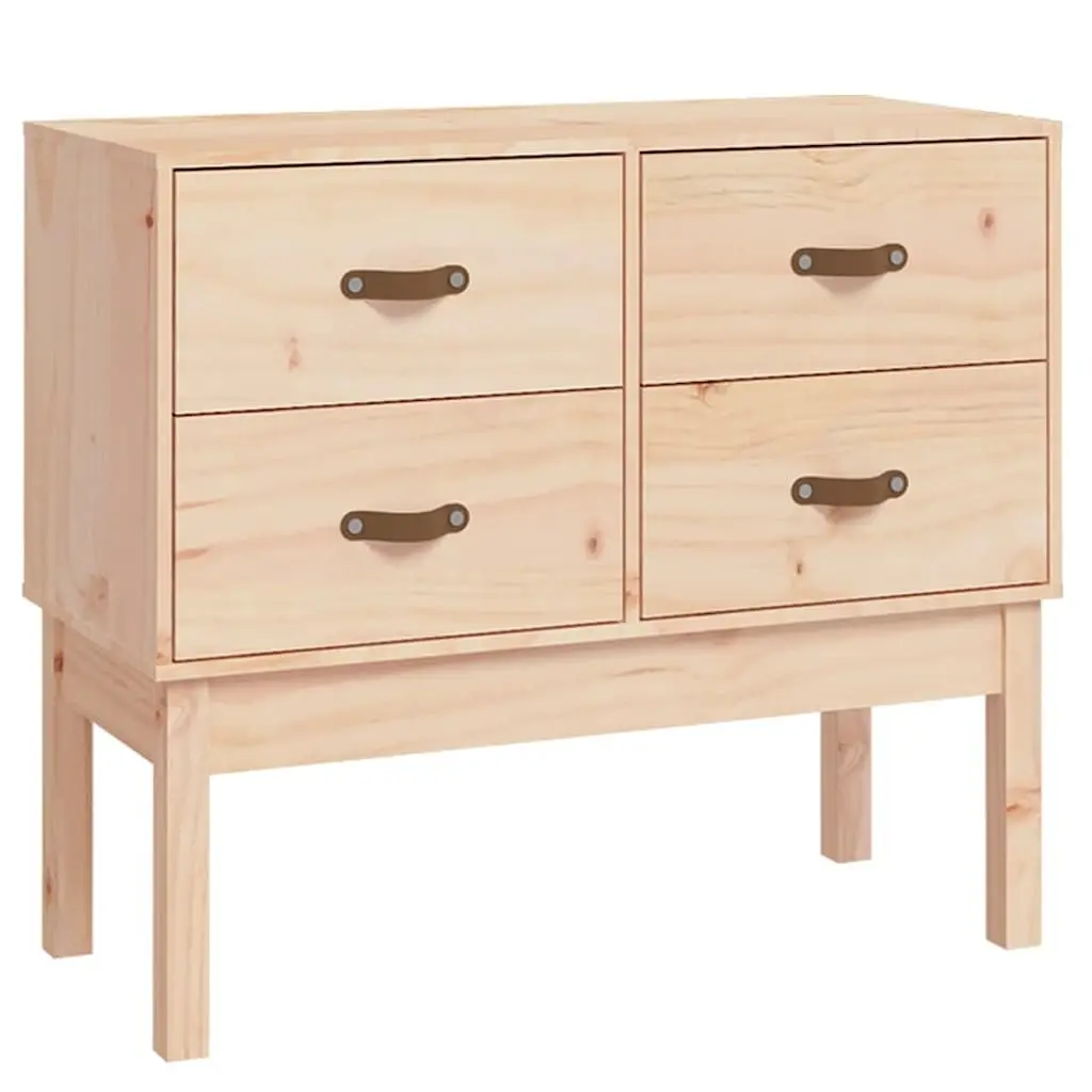 Console Cabinet 90x40x78cm Solid Pine Wood