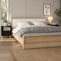 Elegant Black Bedside Cabinets with Storage Drawers