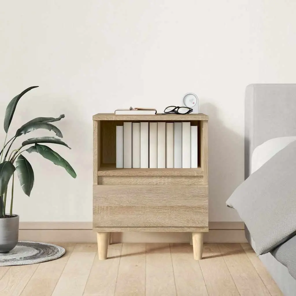Brown Bedside Cabinets 2 pcs 40x35x50 cm